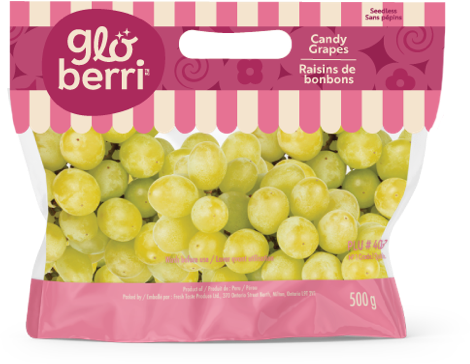 Globerri candy grapes bag packaging